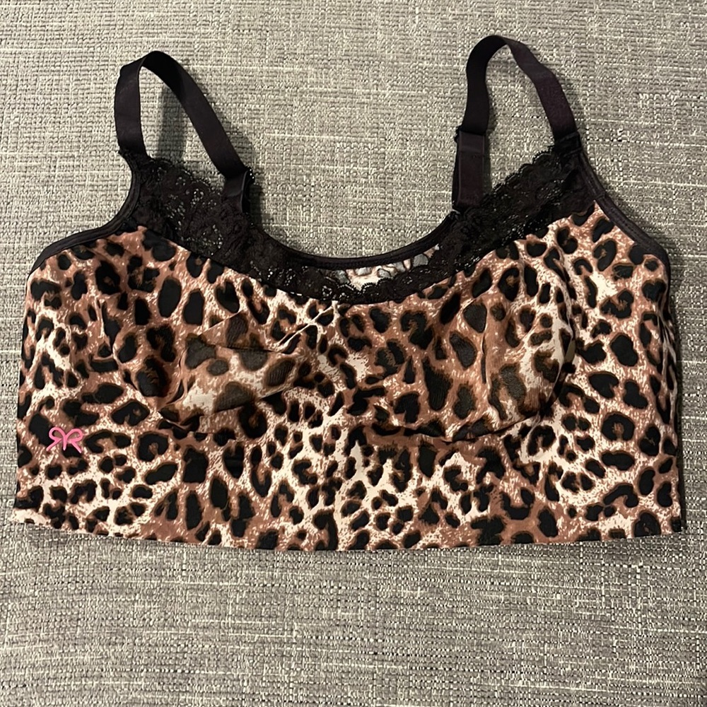 Ruby, ribbon heritage lace leopard demiette